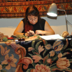 Restauration d'un tapis de la Savonnerie des années 1920