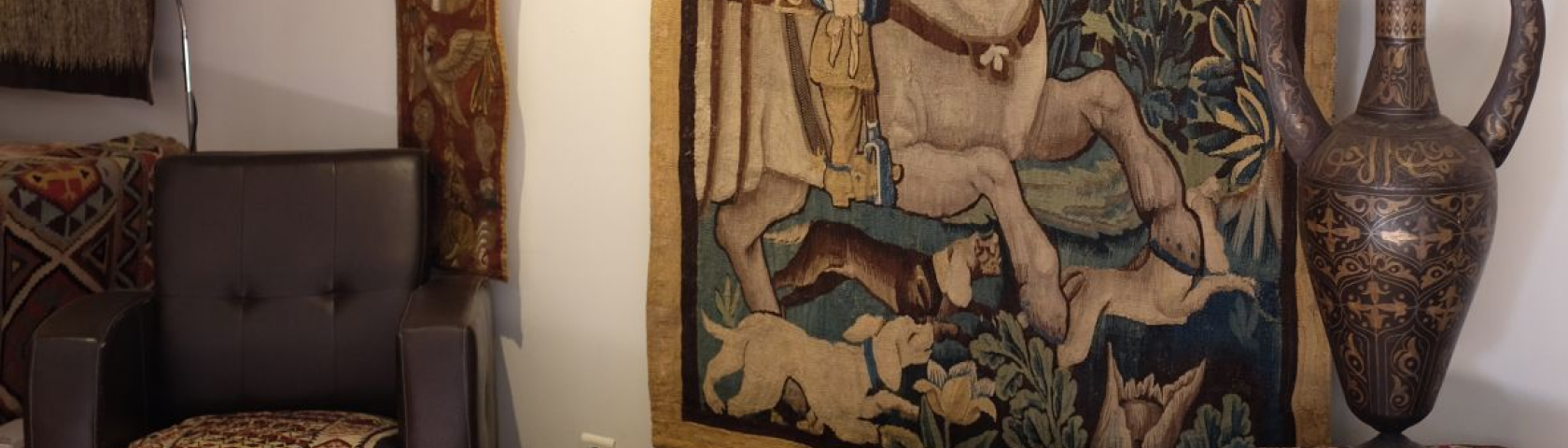 Ambiance avec tapis et tapisserie Goy Jean Louis 