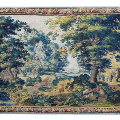 Tapisserie Bruxelles Verdure Fin XVII siècle Vendue 