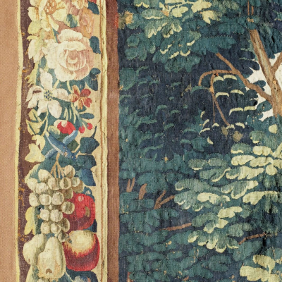 Tapisserie Bruxelles Verdure Fin XVII siècle Vendue 