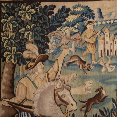 Tapisserie Audenarde Scéne de Chasse vendue