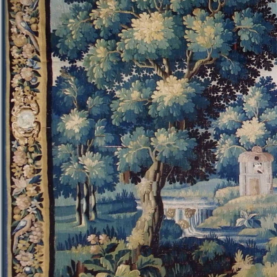 Tapisserie Verdure d'Aubusson vers 1720 