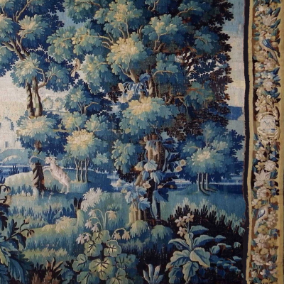 Tapisserie Verdure d'Aubusson vers 1720 