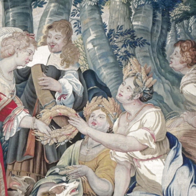 Tapisserie d' Anvers Epoque Louis XIV VENDUE 