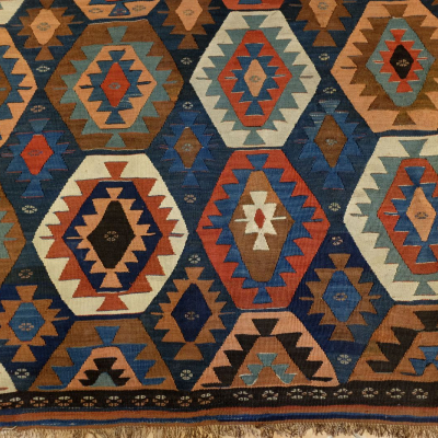 Kilim ancien Véramine Perse vers 1880 VENDU 