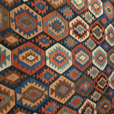 Kilim ancien Véramine Perse vers 1880 VENDU 