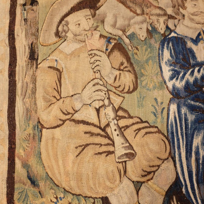 Tapisserie Les Musiciens Audenarde Louis XIII VENDUE 