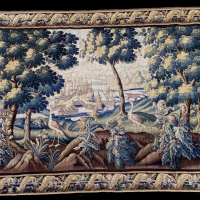 Tapisserie Aubusson Verdure XVIII 