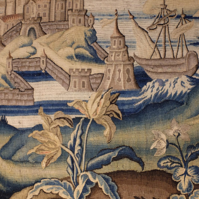 Tapisserie Aubusson Verdure XVIII 