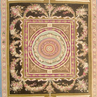 Tapis Aubusson vers 1870